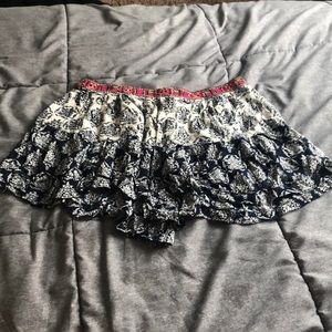 Embroidered shorts